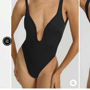 Riot Swim Lana Black Women's Swimsuit NWT